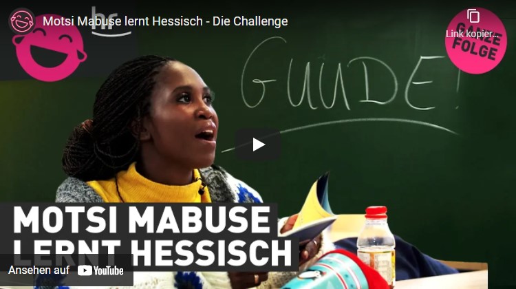 Motsi Mabuse lernt Hessisch