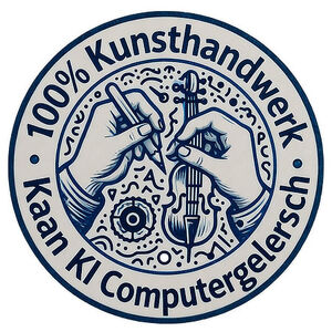 100% Kunsthandwerk, kaan KI Computergelersch